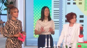 ASOS  Tie Waist Maxi Dress in Animal Print worn by Eve on The Talk May 30,2019