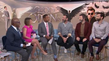 Eliza J  Ruffle Shoulder Shift Dress worn by Dylan Dreyer on Today May 24,2019