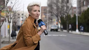 Brown coat worn by Katherine Newbury (Emma Thompson) in Late Night