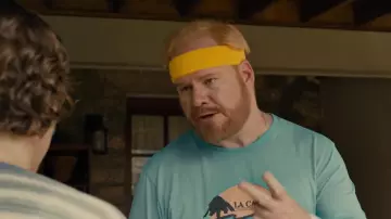 Yellow athletic headband used by Frank (Jim Gaffigan) in Being Frank