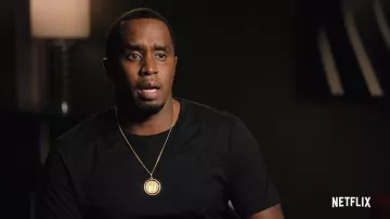 Gold chain worn by Sean Combs as seen in The Black Godfather's trailer