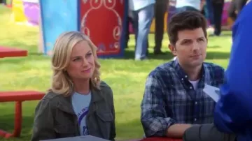 Current Elliott Battalion Jacket worn by Leslie Knope (Amy Poehler) in Parks and Recreation (S06E21)