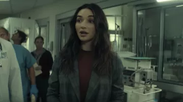The Blazer Grey Plaid from Abby Holland (Crystal Reed) in Swamp Thing (Season 1)