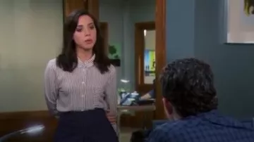 Klarissa Schoolgirl Skirt worn by April Ludgate (Aubrey Plaza) in Parks and Recreation (Season7 Episode5)