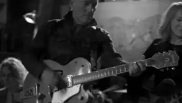 Gibson electric guitar used by Bruce Springsteen as seen in his Tucson Train music video