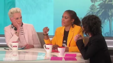 Biggie And Puff Photo Printed Tee worn by Eve on The Talk May 31,2019