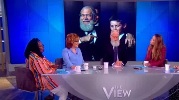 Dubgee by Whoopi Button Front Shirt worn by Whoopi Goldberg on The View May 31,2019