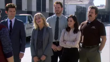 Tory Burch  Military Shirt worn by April Ludgate (Aubrey Plaza) in Parks and Recreation (S07E06)