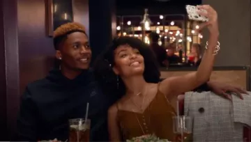 MadewellVelvet Button-down Cami worn by Zoey Johnson (Yara Shahidi) in grown-ish (S01E05)