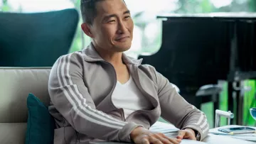 Beige Adidas Tracksuit worn by Daniel Dae Kim in Always Be My Maybe