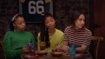 T by Alexander Wang Mock Neck Dress usado por Ana Torres (Francia Raisa) en grown-ish (S01E05)