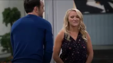 Rebecca Taylor Sl Mia Étage Cami porté par Gabi Diamant (Emily Osment) chez les Jeunes & de la Faim (S05E16)