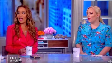 Altuzarra Indiana Blazer de doble pecho usado por Sunny Hostin en The View 5 de junio de 2019