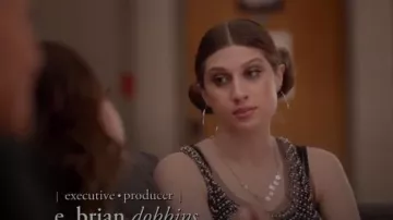 Madewell Holding Pattern Necklace worn by Nomi Segal (Emily Arlook) in grown-ish (S01E12)