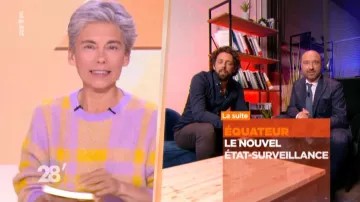El suéter a cuadros de Elisabeth Quin en 28 minutos a partir del 06/05/2019