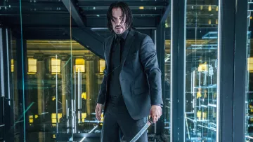 Katana corta de John Wick (Keanu Reeves) en John Wick: Capítulo 3 – Parabellum