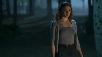 Brown Leather Belt worn by Jean Grey / Phoenix (Sophie Turner) in Dark Phoenix