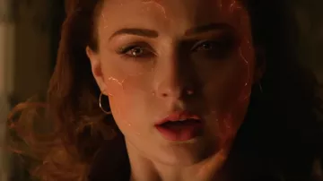 Gold Hoop Earrings worn by Jean Grey / Phoenix (Sophie Turner) in Dark Phoenix