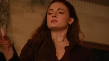 Grey Pearl Necklace worn by Jean Grey / Phoenix (Sophie Turner) in Dark Phoenix