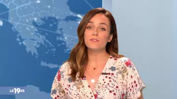The Dress wallet-flower Laetitia Simoes in The 19:45 M6 of the 03/06/2019