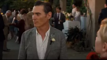 Grey Blazer Jacket worn by Oscar (Billy Crudup) in After the Wedding