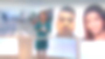 The blue dress of Carole Gaessler in 19/20 of 11/06/2019