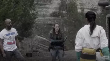 Le t-shirt "Don't mess with Texas" de Morgan Jones (Lennie James) dans Fear The Walking Dead (S05E02)