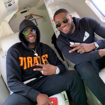 La sudadera con capucha Fendi que lució Tanguy Ndombele en su cuenta de Instagram @ndombele_22