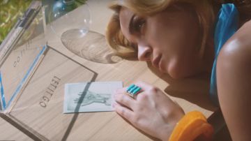 Katy Perry's turquoise ring as seen in the music video Never Really Over