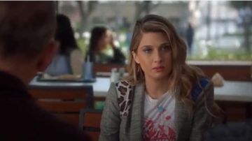 Alice + Olivia Kylie Patchwork Jacket worn by Nomi Segal (Emily Arlook) in grown-ish (Season 02 Episode 11)