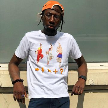 Le t-shirt Street Fighter Uniqlo porté par Still Fresh sur son compte Instagram @stillfresh75