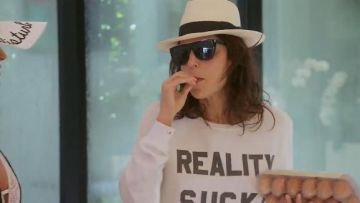 Wildfox Reality Sucks Sweatshirt worn by Bethenny Frankel in The Real Housewives of New York City (Season 11 Episode 14)