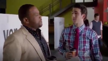 Jack Spade Avery Check Sport Shirt worn by Josh (Jeff Meacham) in black-ish (Season 01 Episode 01)