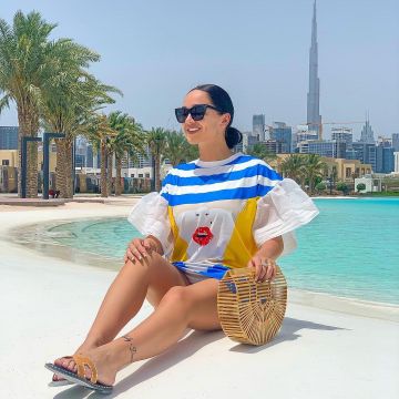 La robe Les Soeurs K portée par Jazz Correia sur son compte Instagram @jazztvshow