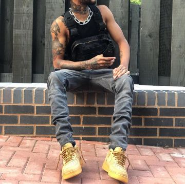 Nike Air Force 1 '07 WB worn by Scarlxrd on his Instagram account @scarlxrd