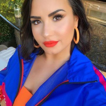 Meshki Mia Thin Strap Bodycon Dress worn by Demi Lovato on her Instagram account @ddlovato