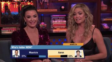 Nicole Rose Diamond Snake Wrap Bracelet worn by Denise Richards on Watch What Happens Live with Andy Cohen June 11, 2019