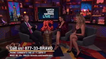 Saint Laurent 'Janis' Platform Pump worn by Denise Richards on Watch What Happens Live with Andy Cohen June 11, 2019