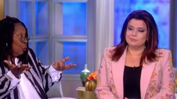 Kobi Halperin  Carolyn Floral Embroidered Blazer worn by Whoopi Goldberg on The View June 13,2019