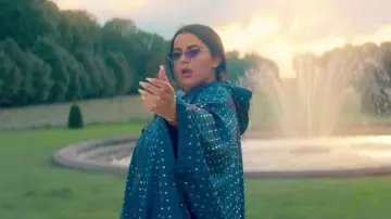 Sunglasses Cat Eye Marwa Loud in her video clip Tell Me