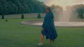 The pair of sneakers Nike AF1 Jester range by Marwa Loud in her video clip Tell Me