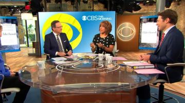 Milly  Polka-Dot Knit Mermaid Dress worn by Gayle King on CBS This Morning June 11,2019