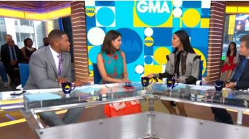 Ted baker Camelis Robe portée par Cecilia Vega sur Good Morning America juin 07,2019