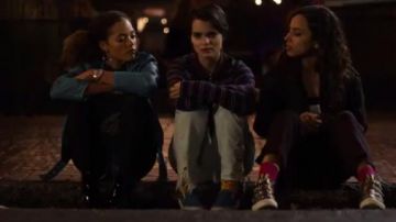 Vans Classic Slip on Sneakers worn by Elodie Davis (Brianna Hildebrand) in Trinkets (S01E02)
