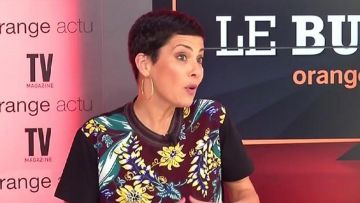 The earrings creoles Cristina Córdula in the video Cristina Cordula : "The makeover, it is very violent !" of Orange Actu