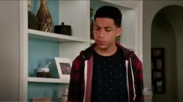 Alternative Rocky Hoodie Dans l'Éco Vrai Redwood Plaid Écossais porté par Andre Johnson, Jr (Marcus Scribner), en black-ish (S01E24)
