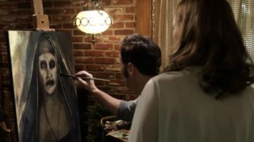 The table of Valak in Conjuring 2 : The case for Enfield