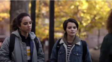 Alpha Industries Ma 1 Natus Hooded Bomber Jacket worn by Moe Truax (Kiana Madeira) in Trinkets (S01E05)