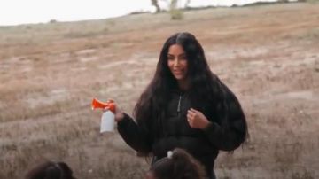 The North Face Nuptse Veste portée par Kim Kardashian West de Garder en Place avec les Kardashians (S16E08)