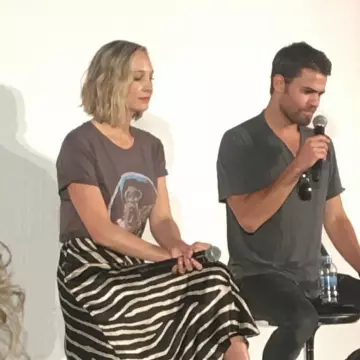The skirt zebra Candice King at Bloody Night Con in Barcelona on June 15, 2019